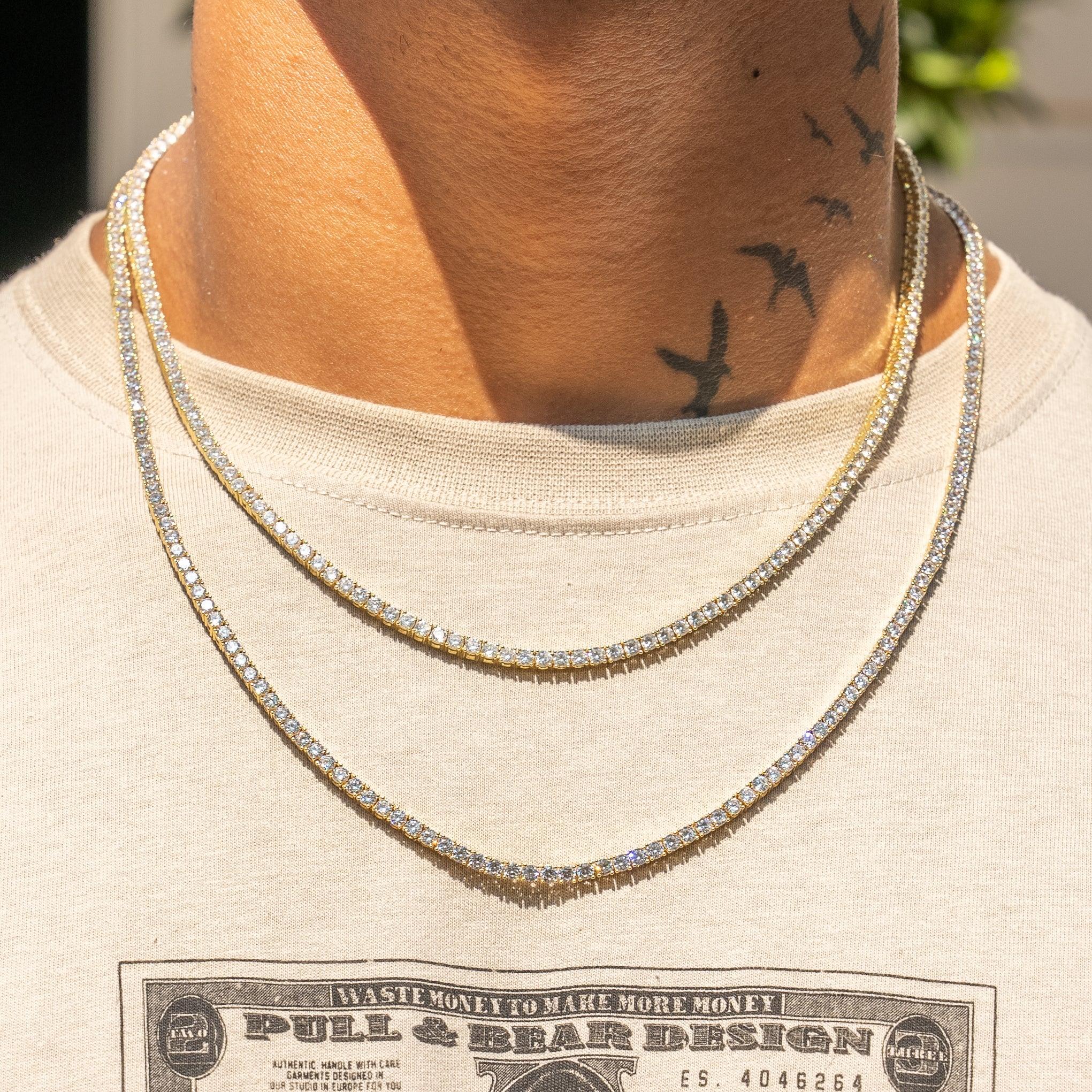 CHAÎNE TENNIS - 5mm OR