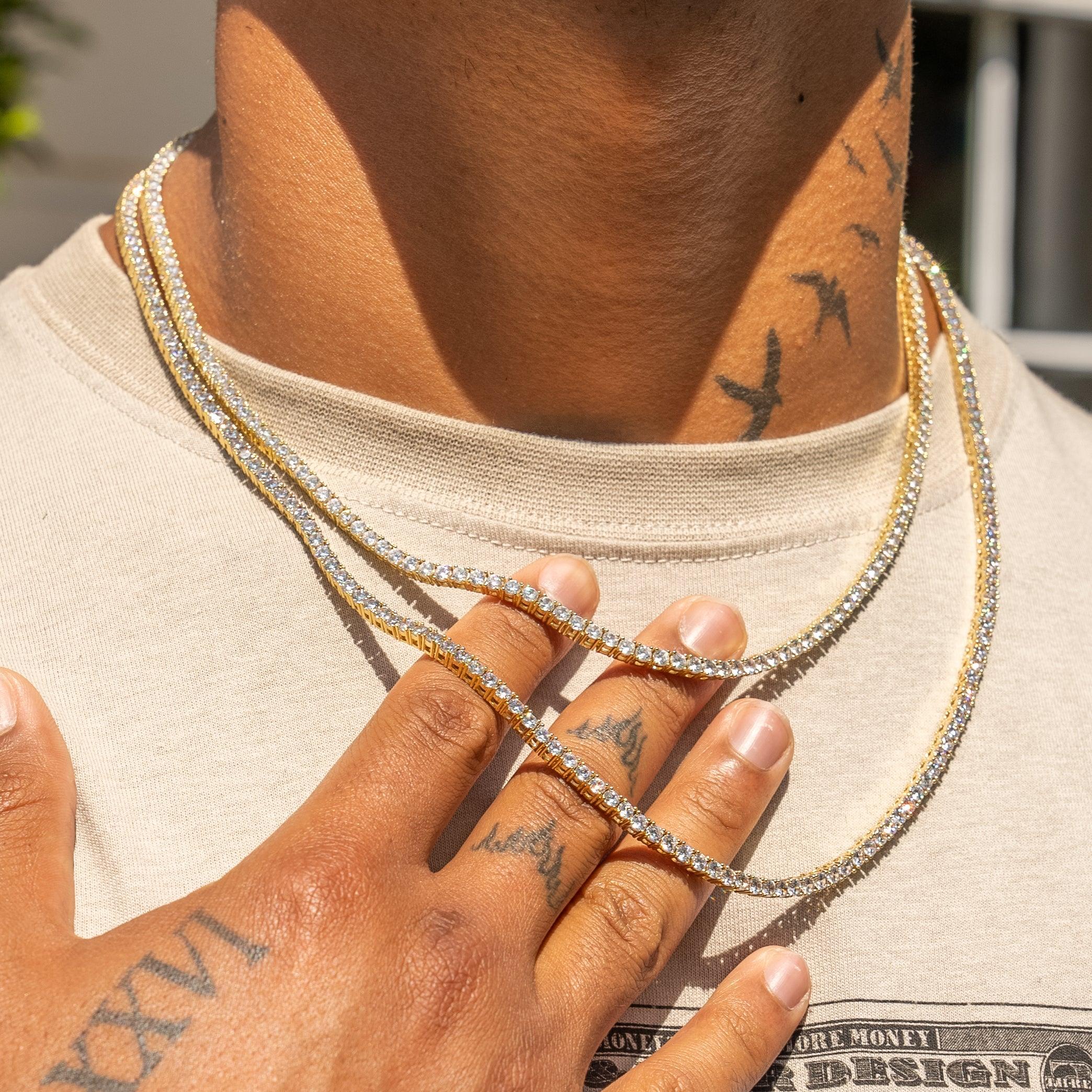 CHAÎNE TENNIS - 5mm OR