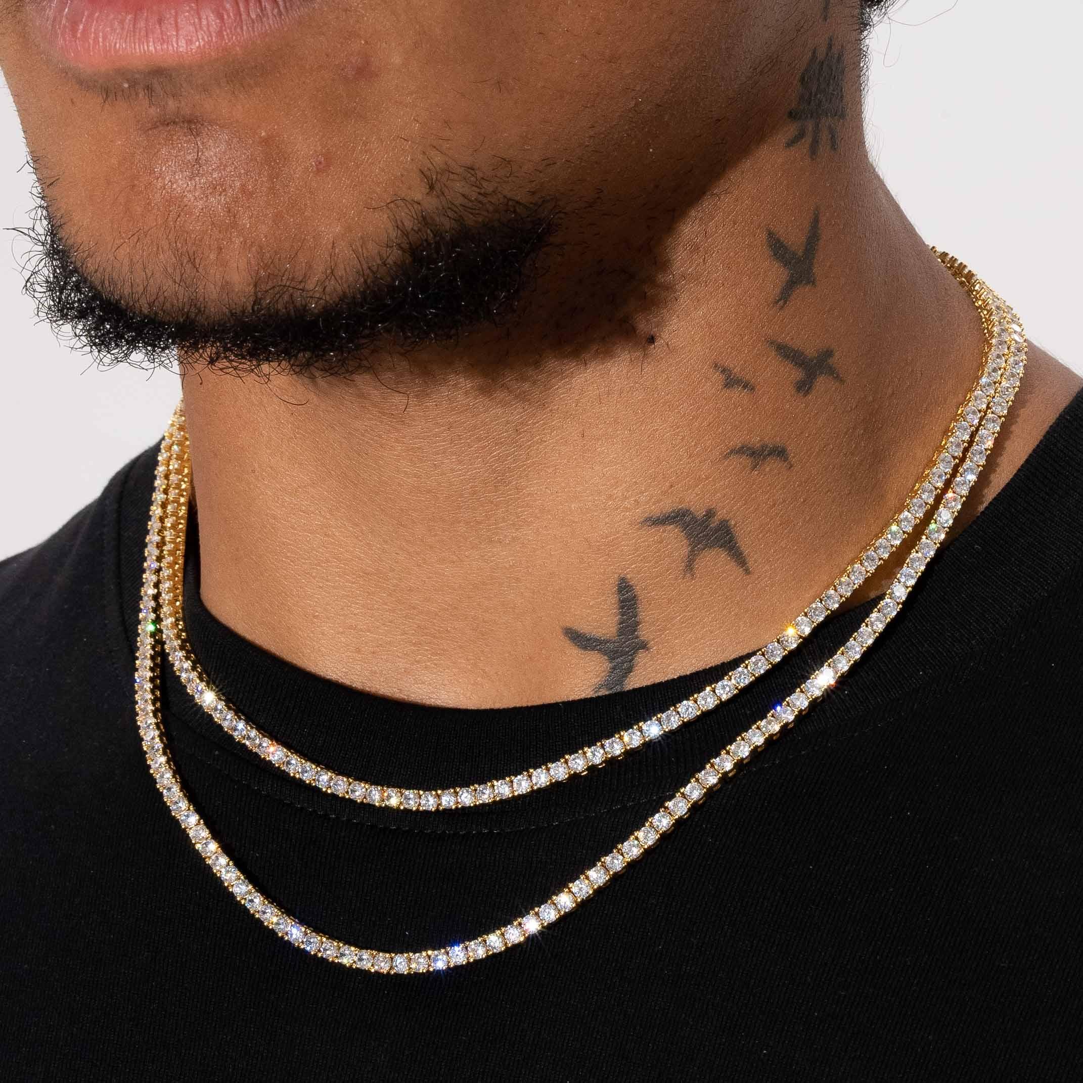 CHAÎNE TENNIS - 5mm OR