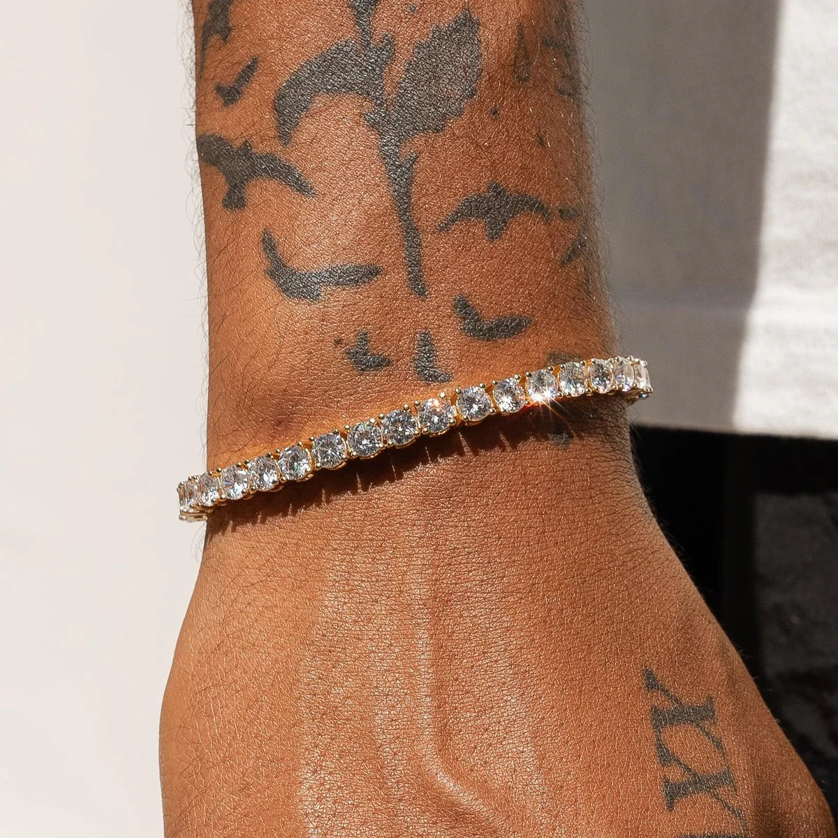 BRACELET TENNIS - 5mm OR